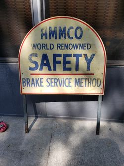 Ammco brake sign