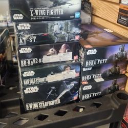 Star Wars Model Kits By Bandai 
