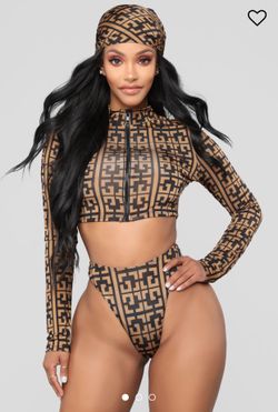 3 piece bathing suit