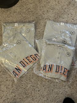 Padres Gwynn Henley Jersey(Sold Individually)