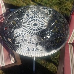 Vintage Aluminum Table