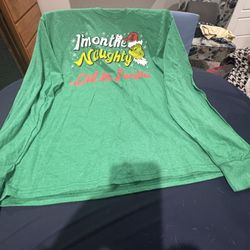 Grinch Long Sleeve- Large