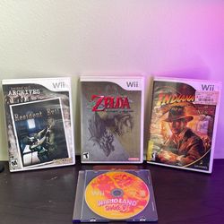 Used Wii Game Lot (set Of 4) 