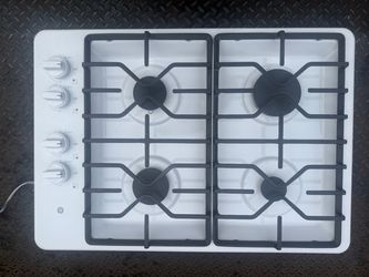 30 inches Ge Gas cook top WHITE