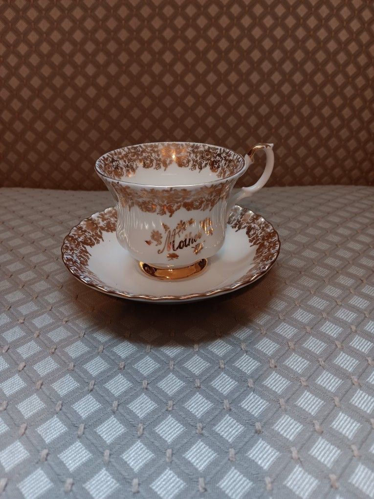 "Royal Albert" Mother's  Tea Cup & Saucer Set
