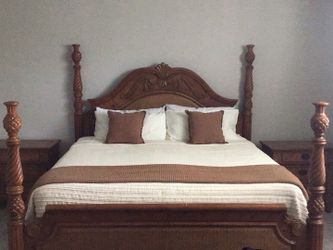 King Bedroom Set w/ Serta Perfectsleeper Pillowtop Mattress