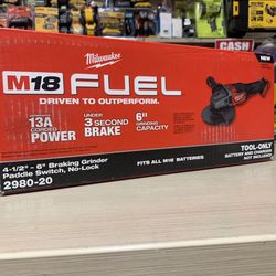 Milwaukee New  Grinder 6” Fuel 