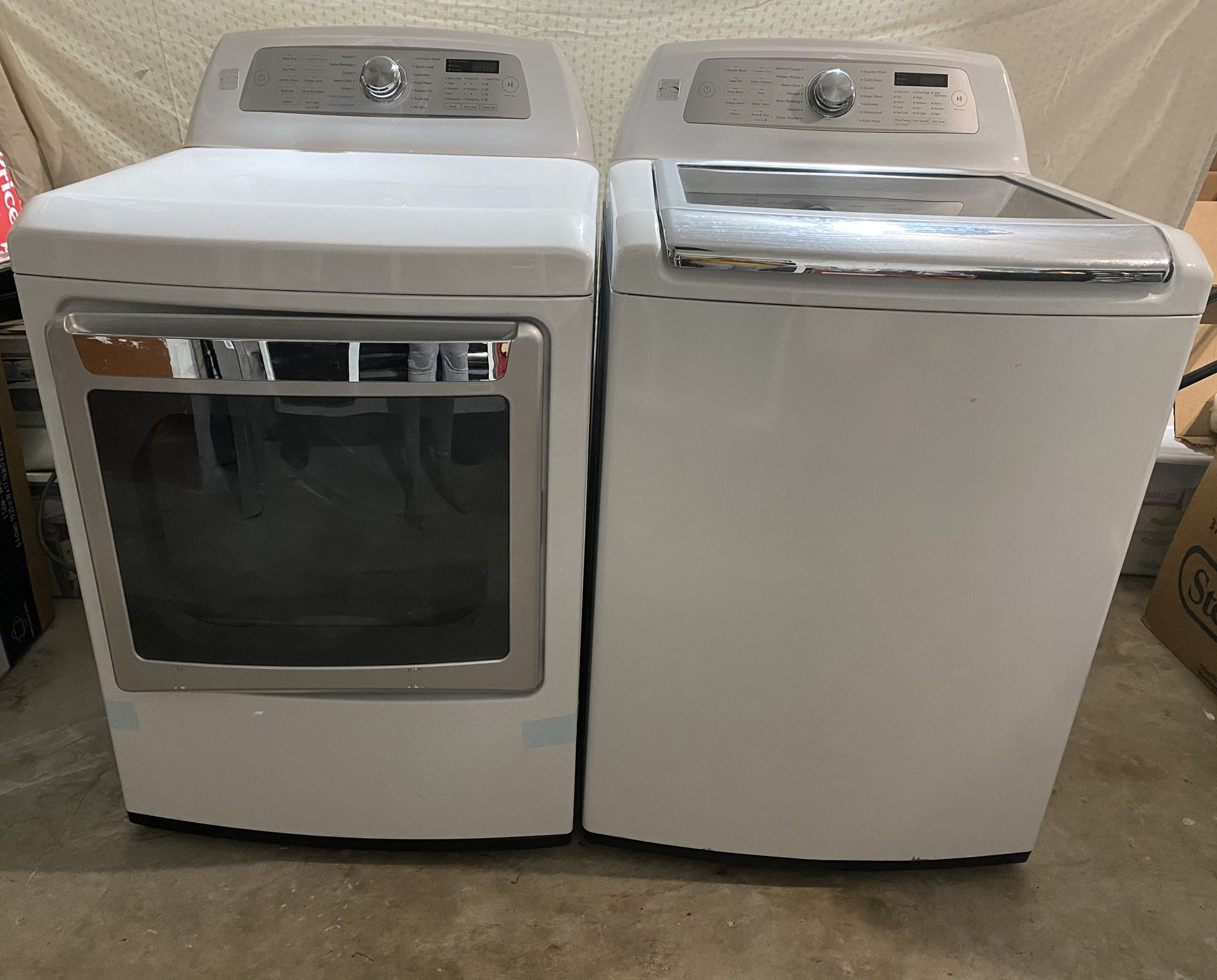 Washer/Dryer Under Warranty Kenmore Elite 5.2 cu. ft.