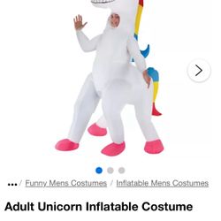 Kids Inflatable Unicorn Costume