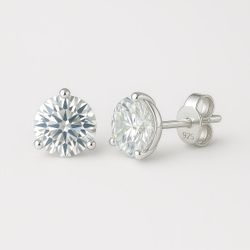 Moissanite Stud Earings