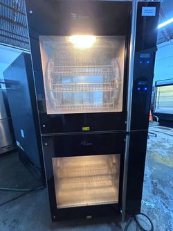 commecicial 35 chickens per oven electric double rotissorie oven