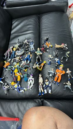 Naruto & Dragon Ball Z Action Figure Lot