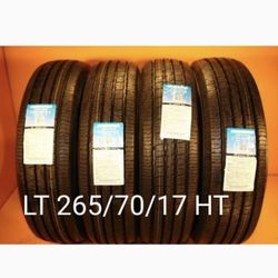 4   New Tires   For Sale   275/70/18      We Service Motorcycle Tires
