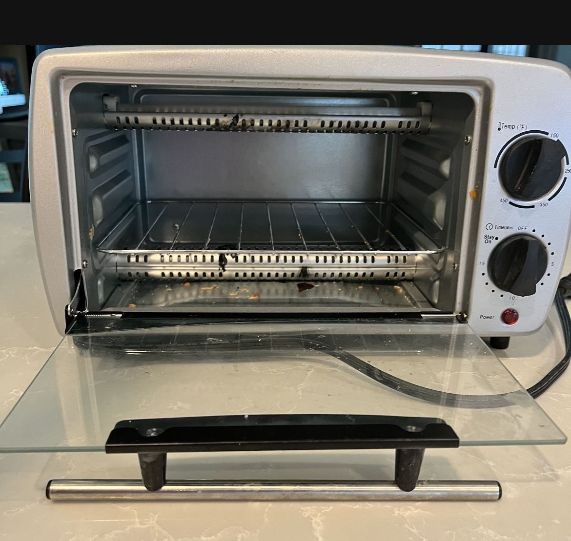 Brentwood Stainless Steel microwave oven