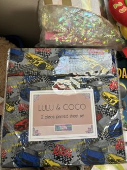 new cars printed twin sheet set Boys 