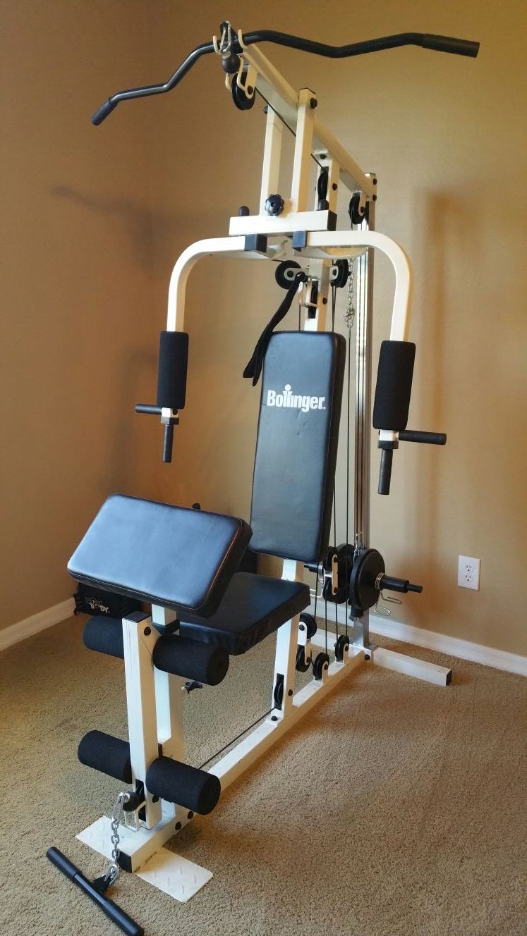 Bollinger plate loader II home gym