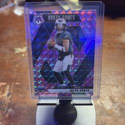 Jalen hurts Philadelphia Eagles Brazil games card
