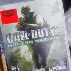 Call Of Duty Modern Warfare For PS3 