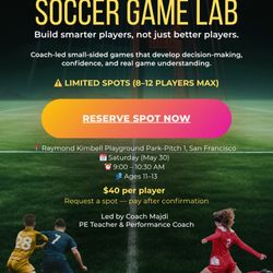 Soccer Game Lab In SF