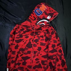 Red Bape Hoodie Size M