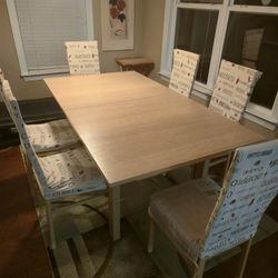 Dining Table With 6 Chairs