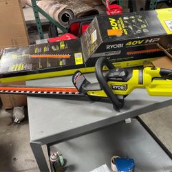 Ryobi 40V HP Brushless 26 in. Cordless Battery Hedge Trimmer (Tool Only)