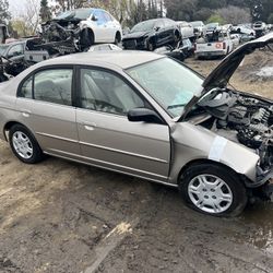 Parts 2002 Honda Civic For Parts Only 