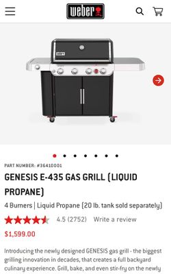 Weber Genesis E-435 Propane Gas barbecue grill