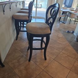 Solid Wood Bar Chairs