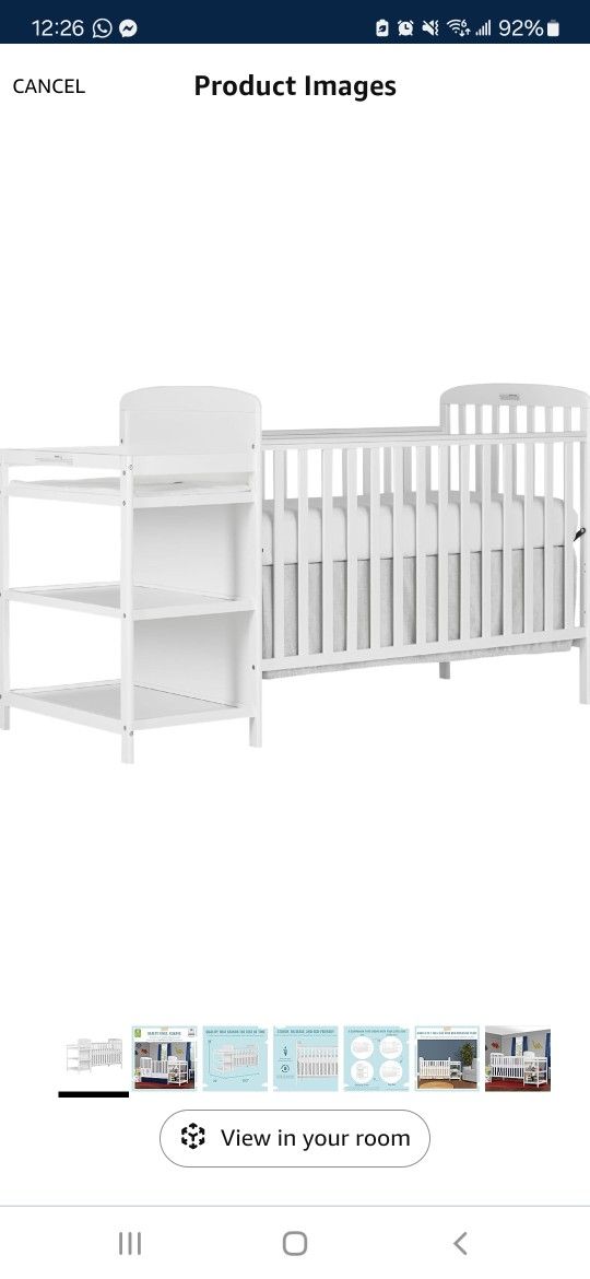 Crib and Changing Table Combo
