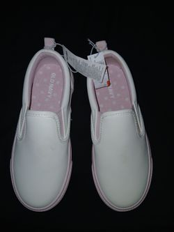 Brand new slip on shoes for girls. Size 13