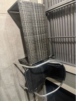 Chair and table