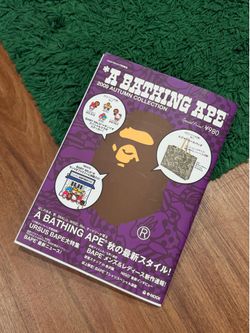 BAPE 2009 Autumn Collection Magazine + Hello Kitty Sanrio Baby Milo Sticker Set + Tote Bag - New