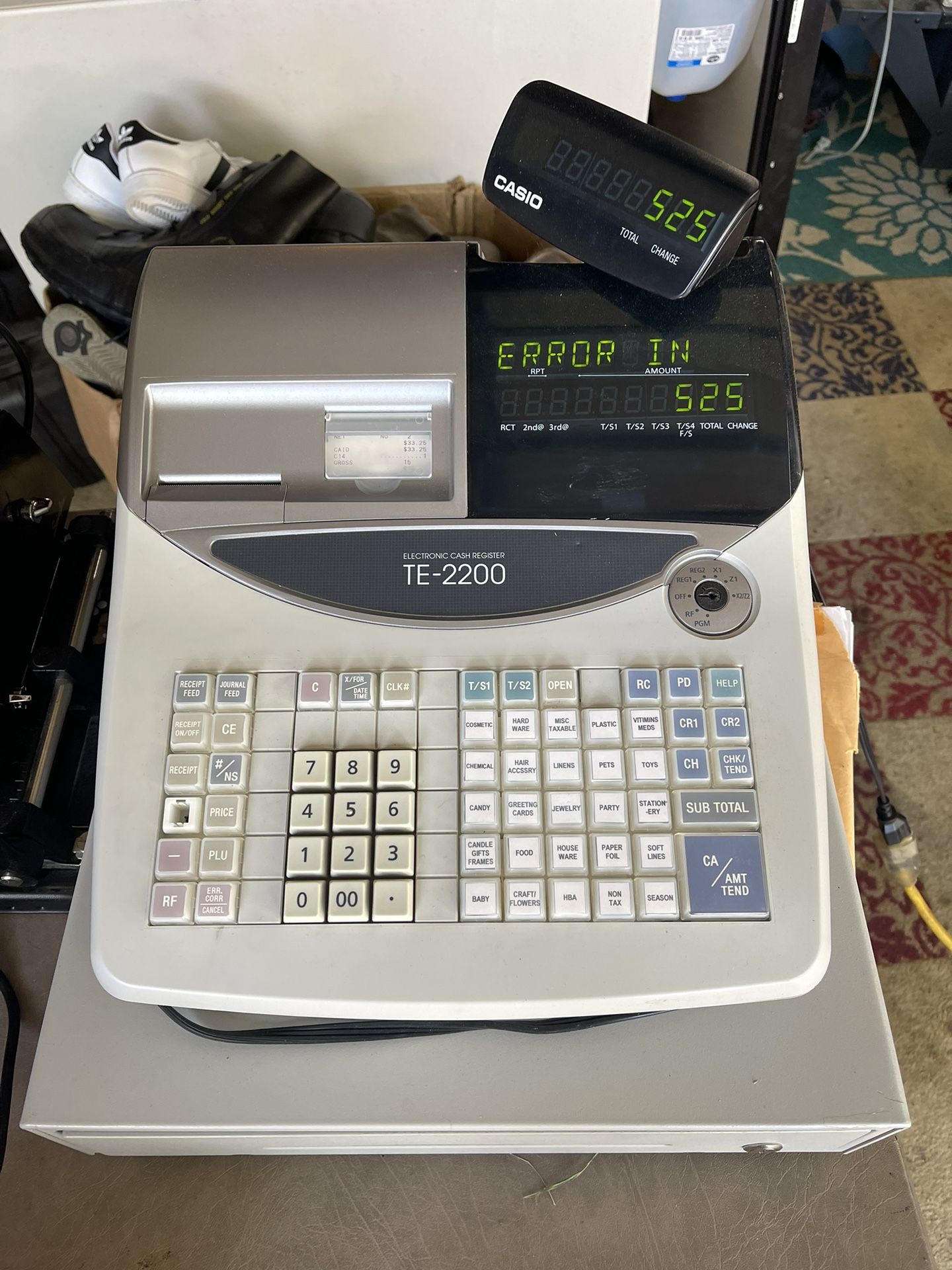 Casio TE-2200 Cash for Sale in Amanda, OH - OfferUp