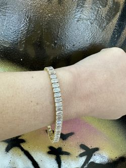 14k LAB DIAMOND BRACELET
