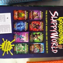 RL Stine Goosebumps 1-8 Plus Extra Book.  All For $10. Located in North Park 92104. 