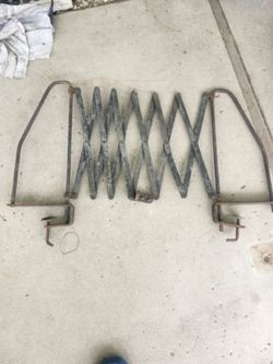 Vintage car luggage rack