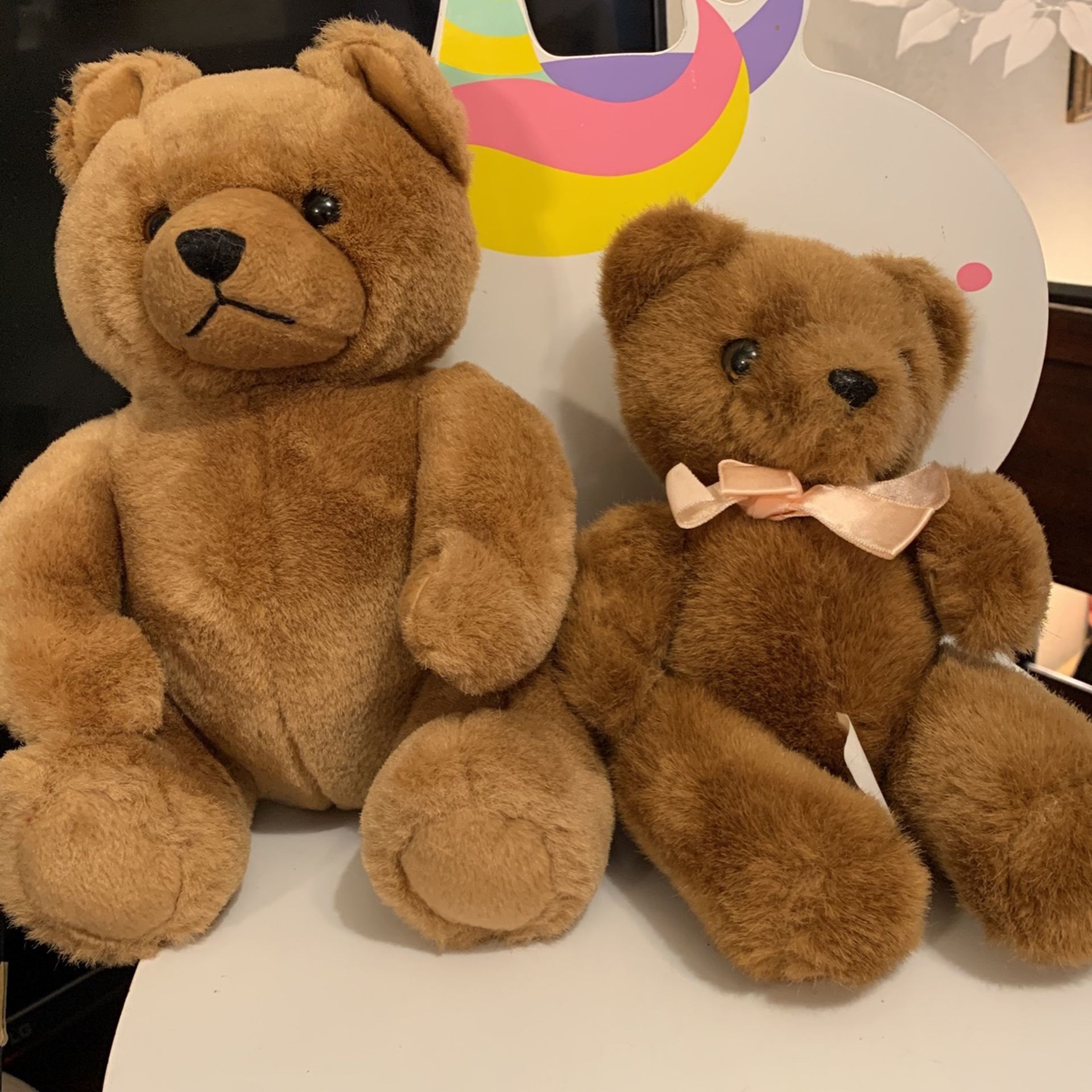 Teddy Bears Plush 9” and 8”
