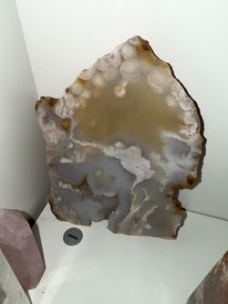 Druzy Agate Flower Slabs 