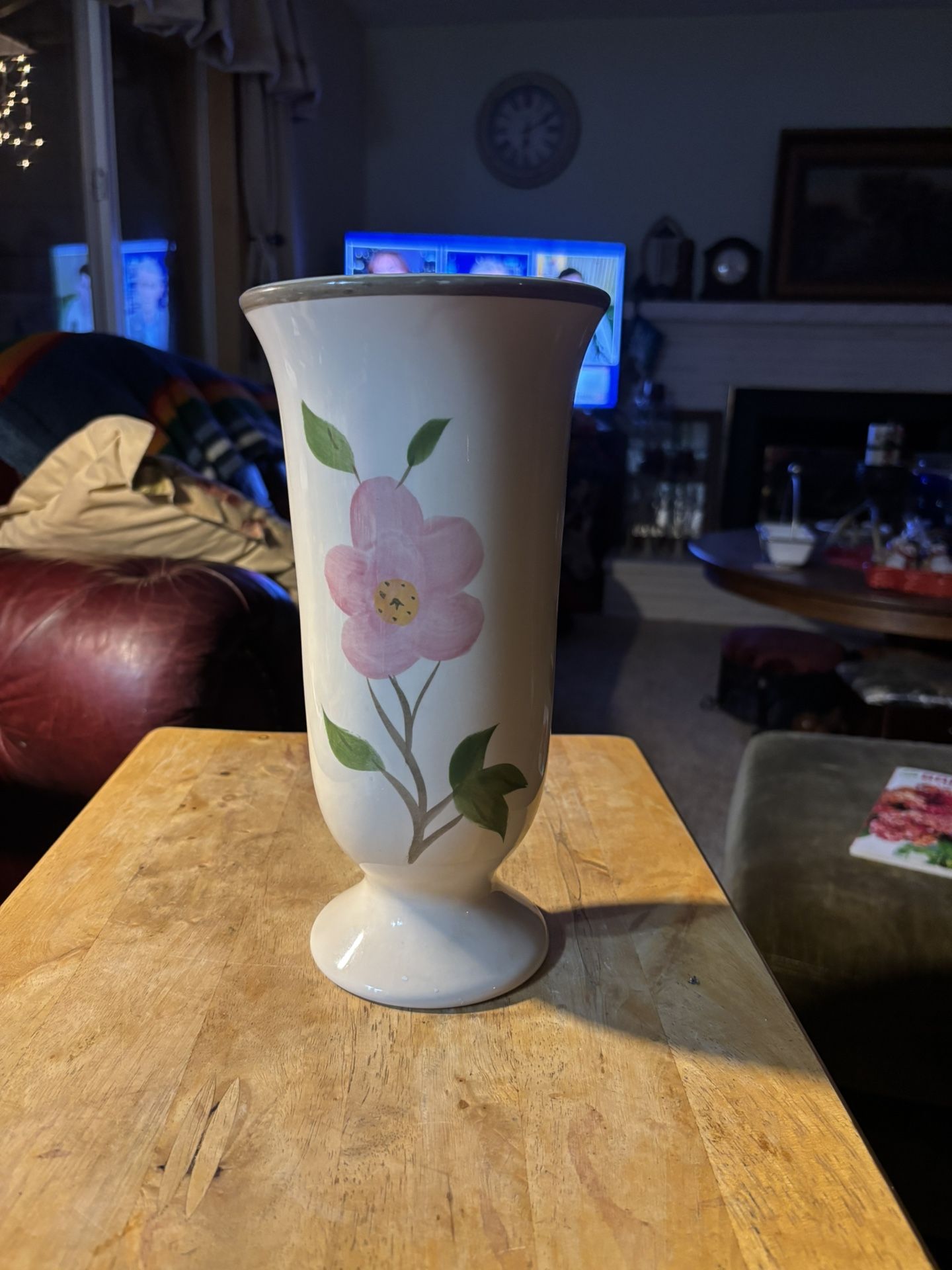 Franciscan Vase Vintage Desert Rose