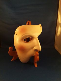 Phantom of the opera ceramic mask