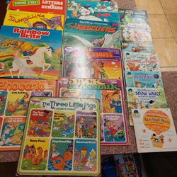 Collection of all kids records 33 and 45.