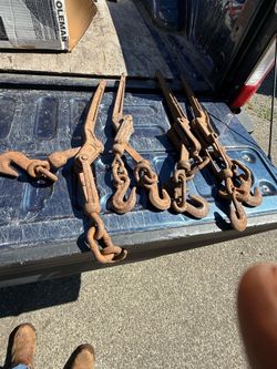 Tie down chain straps