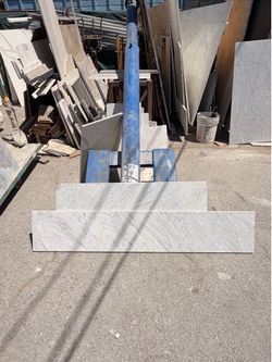 White carrera marble polished