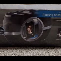 Sharper Imagine Rotating Speaker System Dock for iPhone/iPod.
