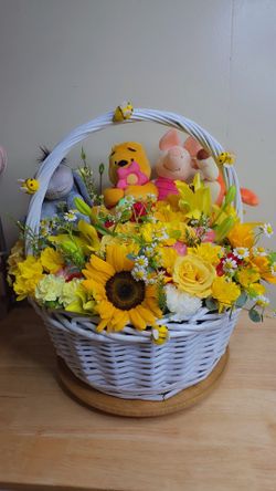 Winnie The And Friends Basket