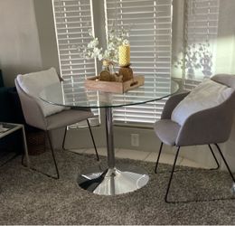 Dining Table And Two Chairs