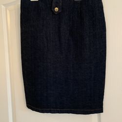 Jean Pencil Skirt