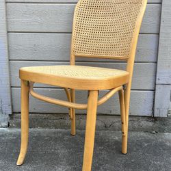 Thonet Hoffmann Style Cane Webbing Chair