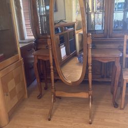 Antique Stand Alone Mirror